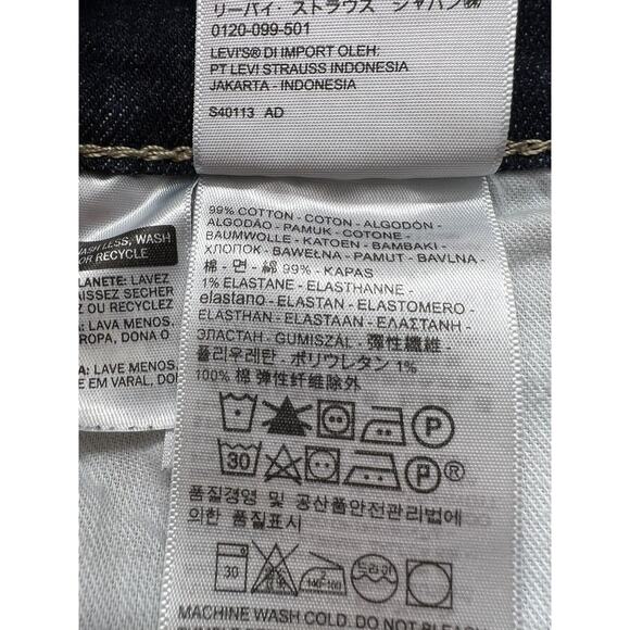 Levi's 541 Jeans Men's 42x32 Blue Denim Red Tab Athletic Taper Fit Dark‎ *see - Picture 5 of 7